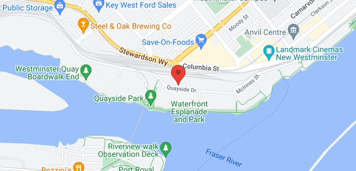 map of 1805 1245 QUAYSIDE DRIVE